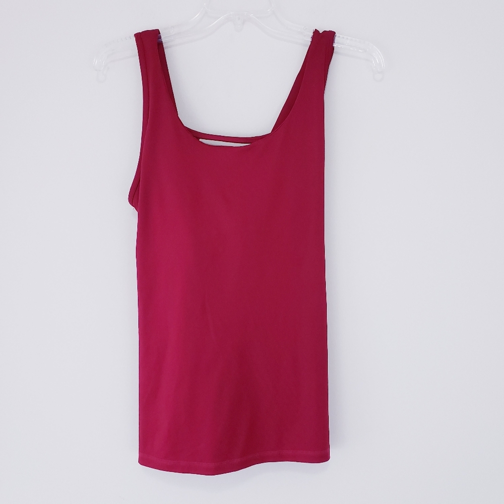 C9 By Champion Dark Red Burgundy Tank Top Built-In Bra Racerback Size Large